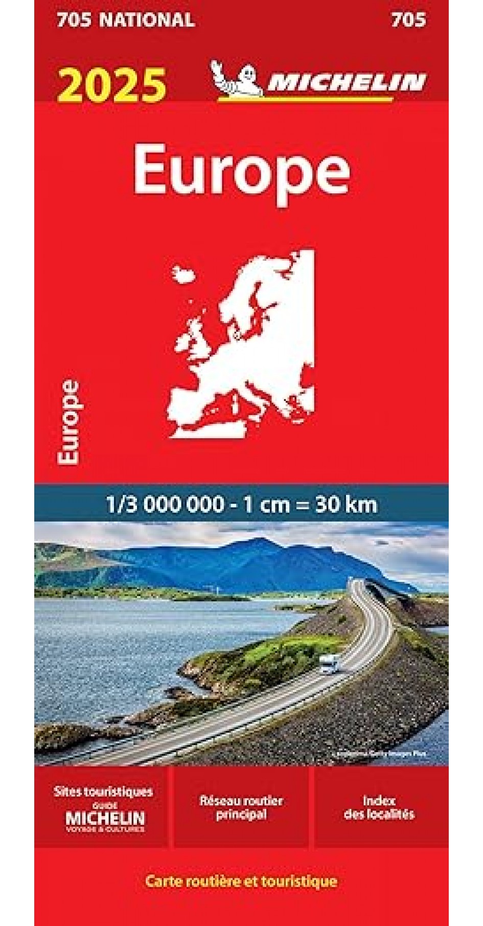 705 Ευρώπη Οδικός Χάρτης Michelin 2024