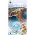 Santorini • Hiking map 1:25 000