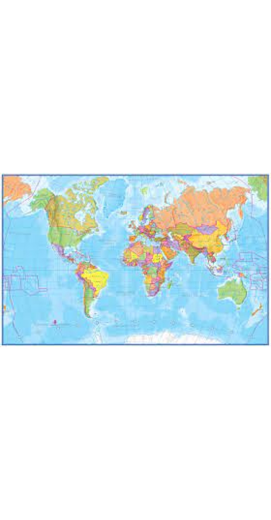 Puzzle world map 1000 pcs