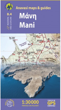 Mani • Hiking map 1:30 000
