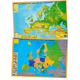 Map of Europe political - physical folded (MAP IN GREEK)