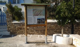 Signs in Paros Island