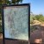 Πινακίδα μονοπατιών με χάρτη στο Μαγγανιακό Μεσσηνίας
