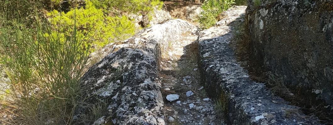 Το μονοπάτι παράλληλα με τον υδραύλακα Γιαννούλας