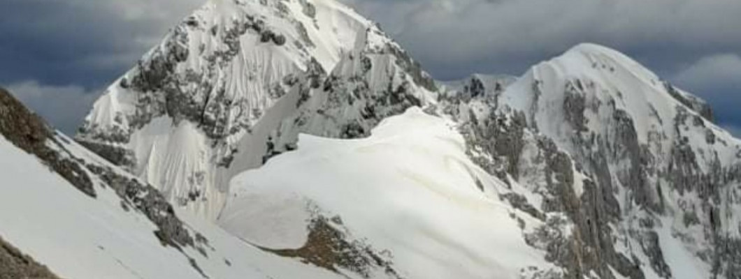 The impressive and steep peak of Goura in Zagori