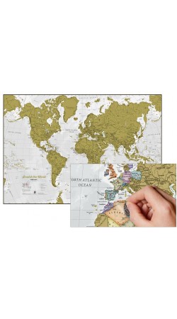 Scratch the World® World Map