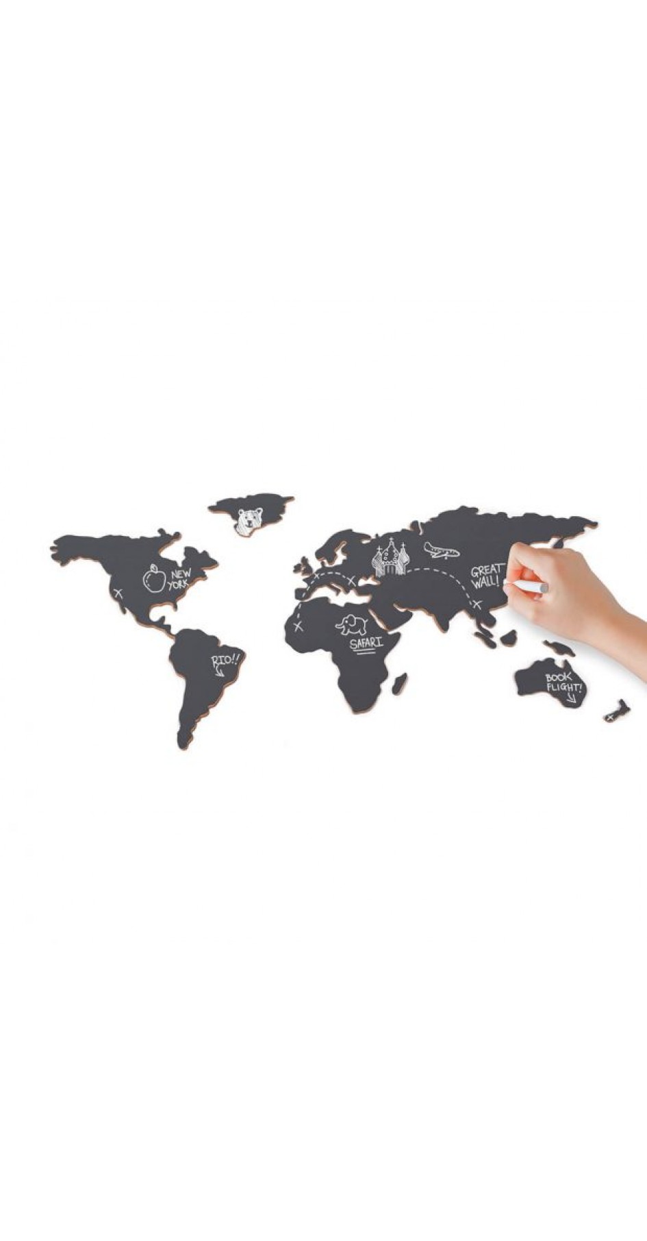 CHALKBOARD MAP CHALKBOARD MAP