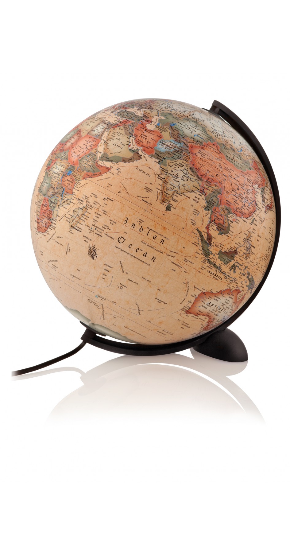 Ellipse globe 30 cm antique Ellipse globe 30 cm antique