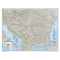 The Balkans Classic Map [Tubed],  National Geographic  χάρτης στα Αγγλικά 