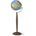 Globe blue physical / political 37 cm floor standing globe Sylvia
