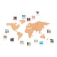 Corkboard map Corkboard map