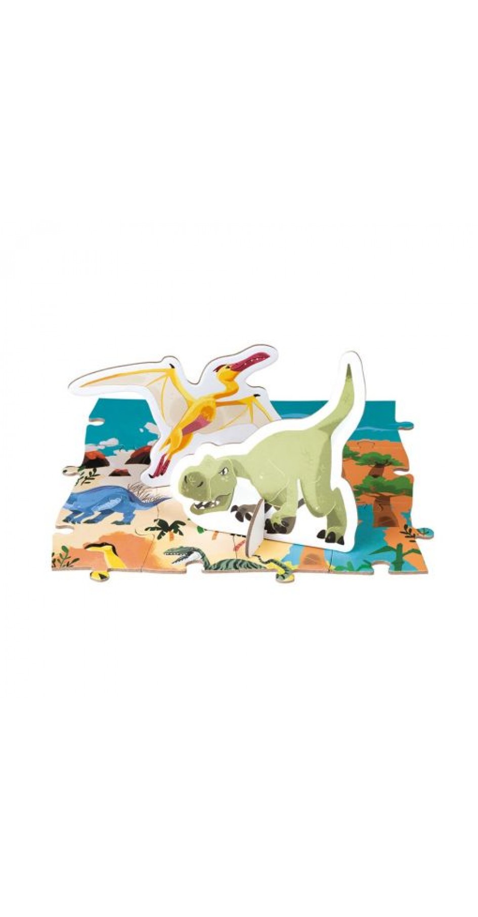 Educational Puzzle The Dinosaurs (200 pieces)