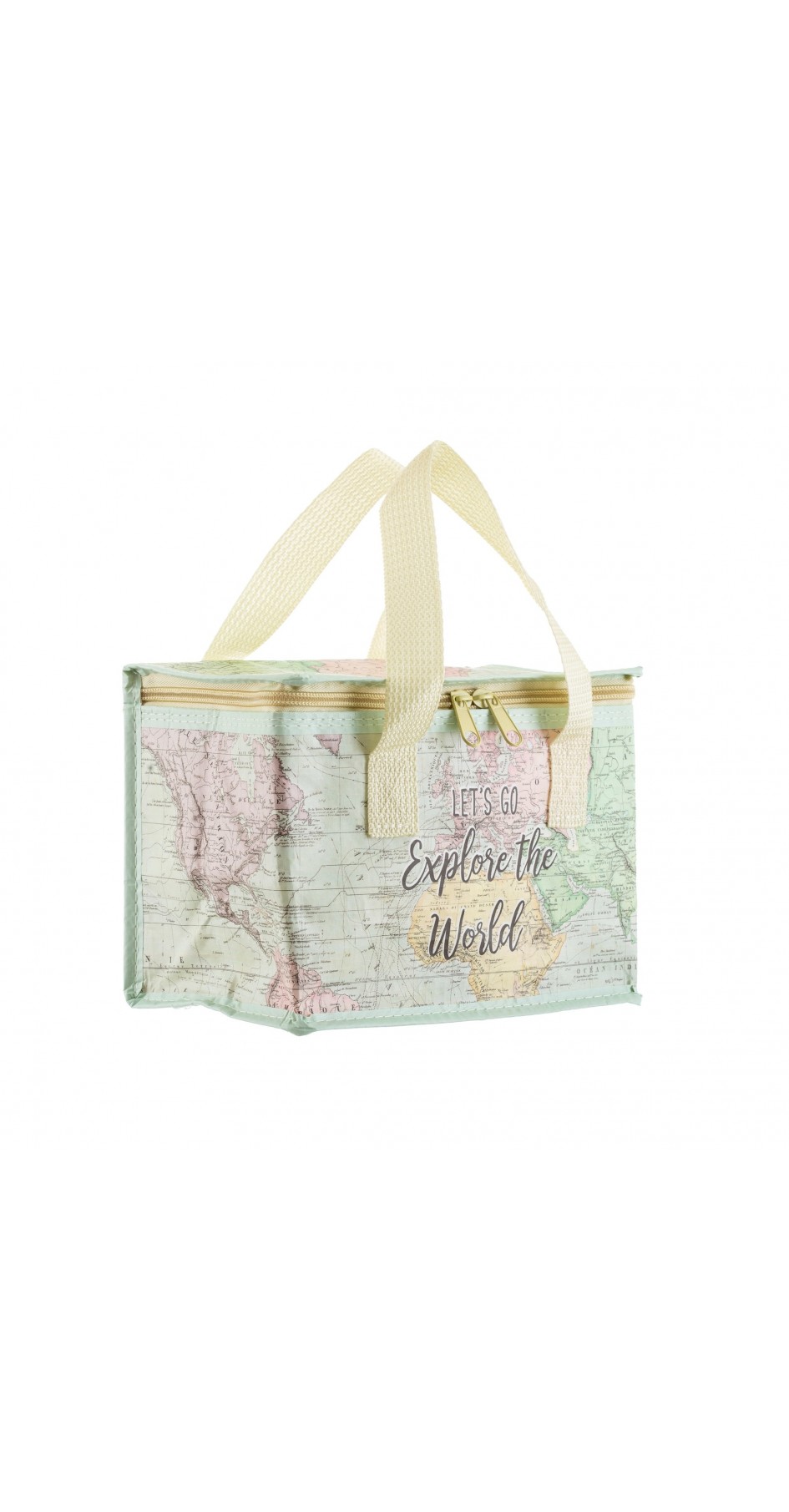 Map Lunchbag, Lunch with a map Map Lunchbag, Lunch with a map