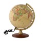 Globe Antique 30 cm in Greek with wooden base