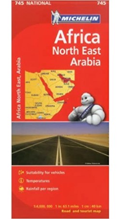 Michelin Map Africa Northeast & Arabia 745