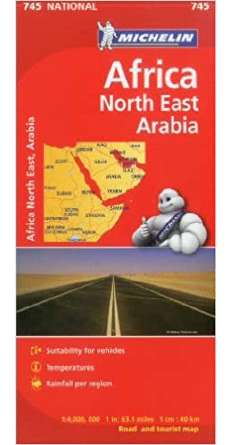 Michelin Map Africa Northeast & Arabia 745 Michelin Map Africa Northeast & Arabia 745