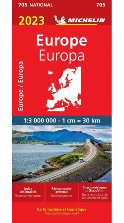 705 Ευρώπη Οδικός Χάρτης Michelin