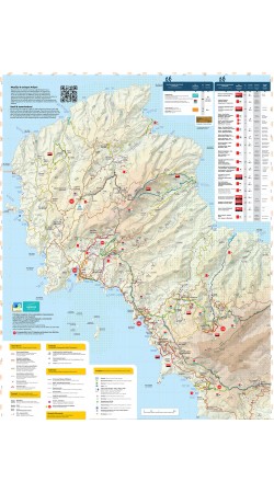 Άνδρος • Πεζοπορικός χάρτης 1:27.000