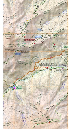 Όλυμπος • πεζοπορικός χάρτης 1:30 000 & 1:10 000