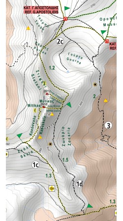 Όλυμπος • πεζοπορικός χάρτης 1:30 000 & 1:10 000