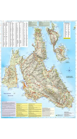 Κεφαλoνιά-Ιθάκη • Πεζοπορικός χάρτης 1:65 000 - 1:25 000