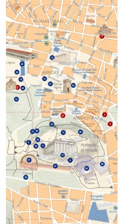 Αρχαία & Σύγχρονη Αθήνα • Χάρτης Πόλης 1:6.400 & 1:4.800 (Διατίθεται μόνο στα Αγγλικά)