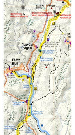 Menalon Trail • Πεζοπορικός Χάρτης 1:20.000