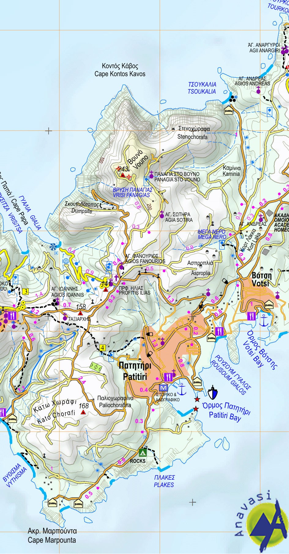 Alonnisos • Hiking map 1:25 000