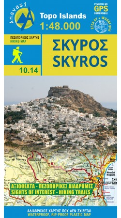 Skyros • Hiking map 1:48.000