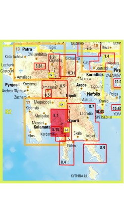 Taygetos • Hiking map 1:50 000