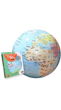  Inflatable Globe 42cm Political World